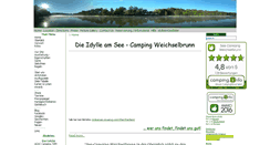 Desktop Screenshot of campingweichselbrunn.de