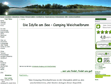 Tablet Screenshot of campingweichselbrunn.de